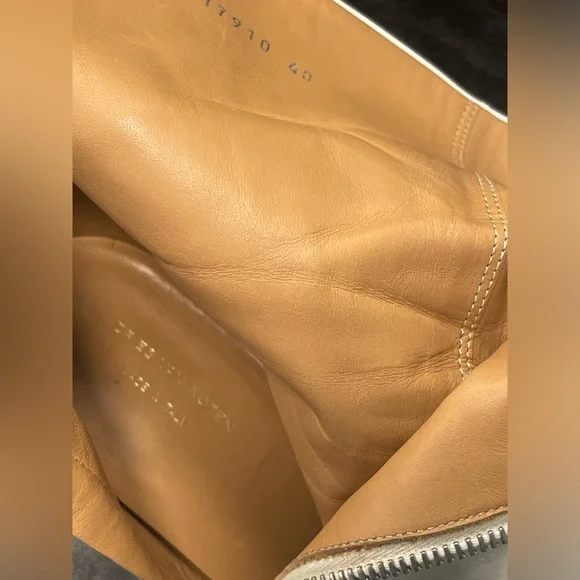 Dries Van Noten white leather chunky soles boots 40 - Picture 12 of 14